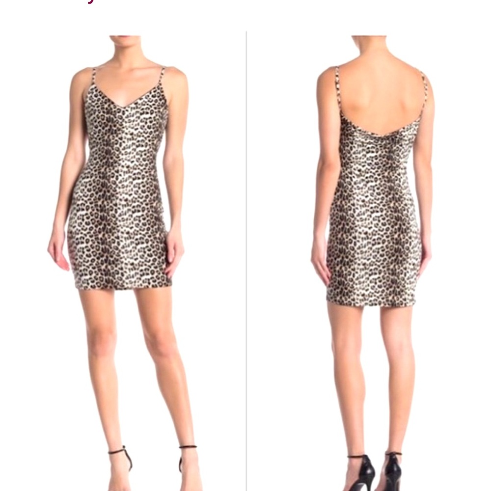 NWT TEN SIXTY SHERMAN X Nordstrom Leopard Print Lightweight Dress Size S